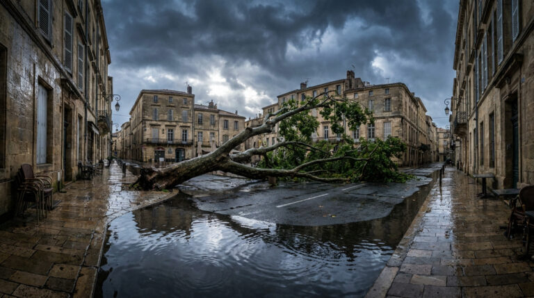 Orage à Montpellier le 24 août