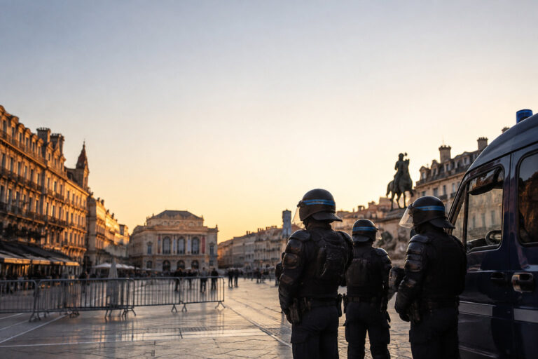 Mesures de sécurité exceptionnelles à Montpellier